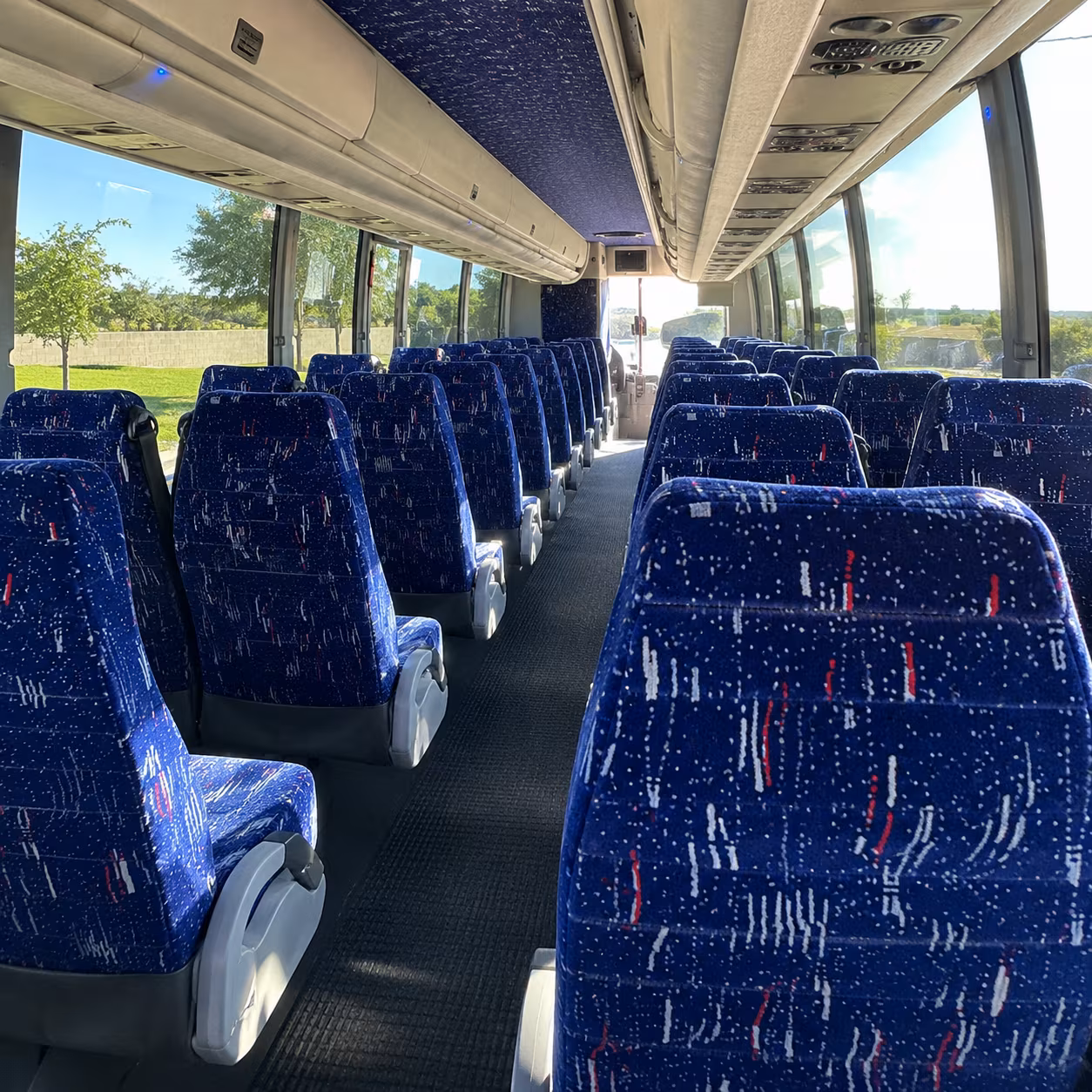 student athlete band and academic competition charter buses